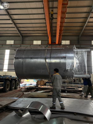 Mầm Distillery nghiệm thu 6 tank bồn mới phục vụ sản xuất.