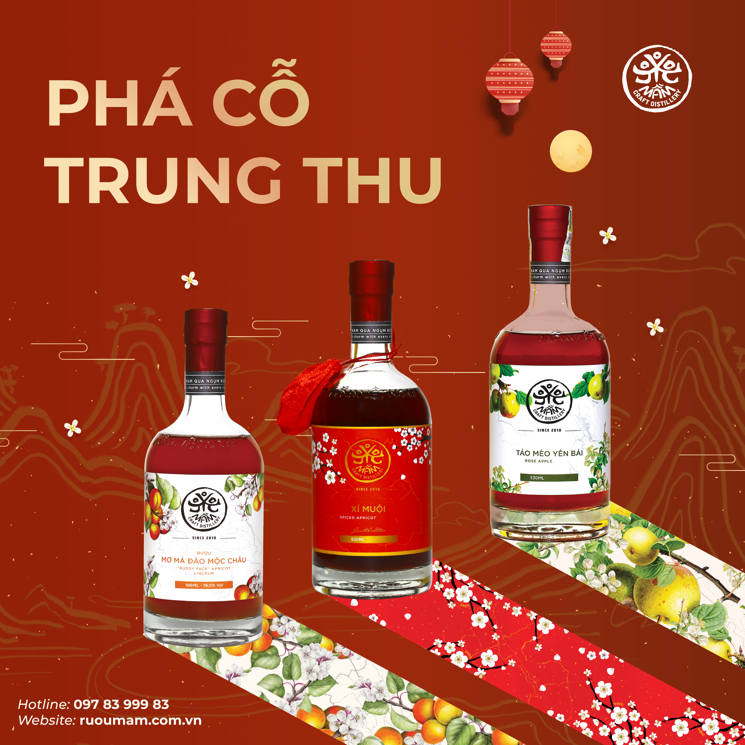 Mầm Distillery brings the pure taste of Vietnamese fruit wines to accompany the modern Mid-Autumn celebration.