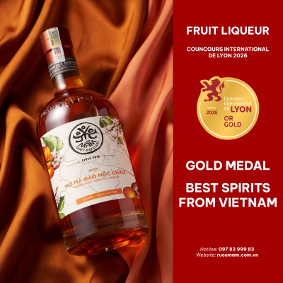 Huy chương Vàng Lyon 2026 - Mơ má đào Mộc Châu