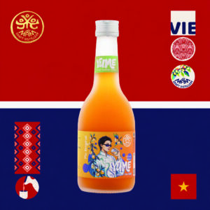 Rượu Mơ YUME Mầm Distillery Có Thịt Quả Thật (350ml - 16% Vol)